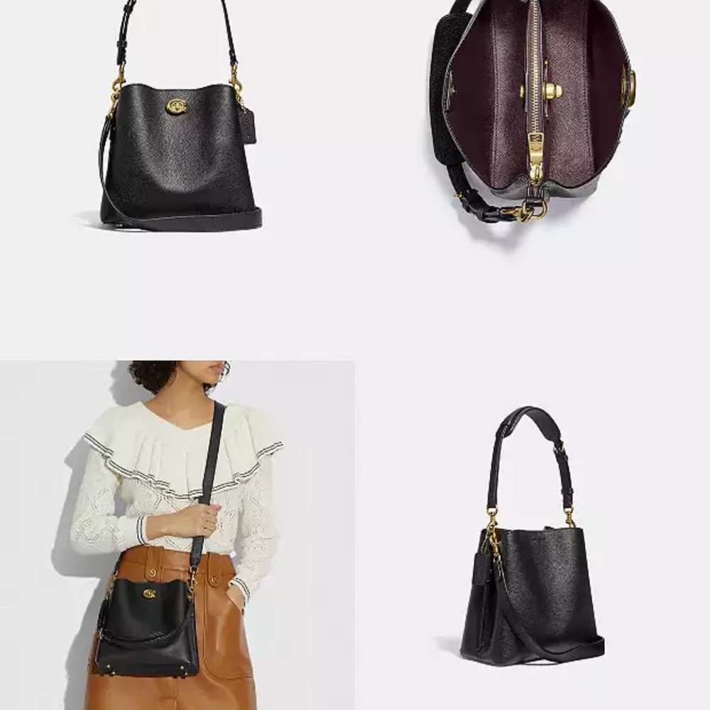 Coach bucket style purse